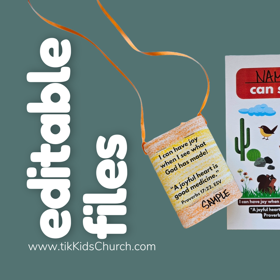 Decorative bookmark with text and ribbon on a green background, featuring 'editable files' text.