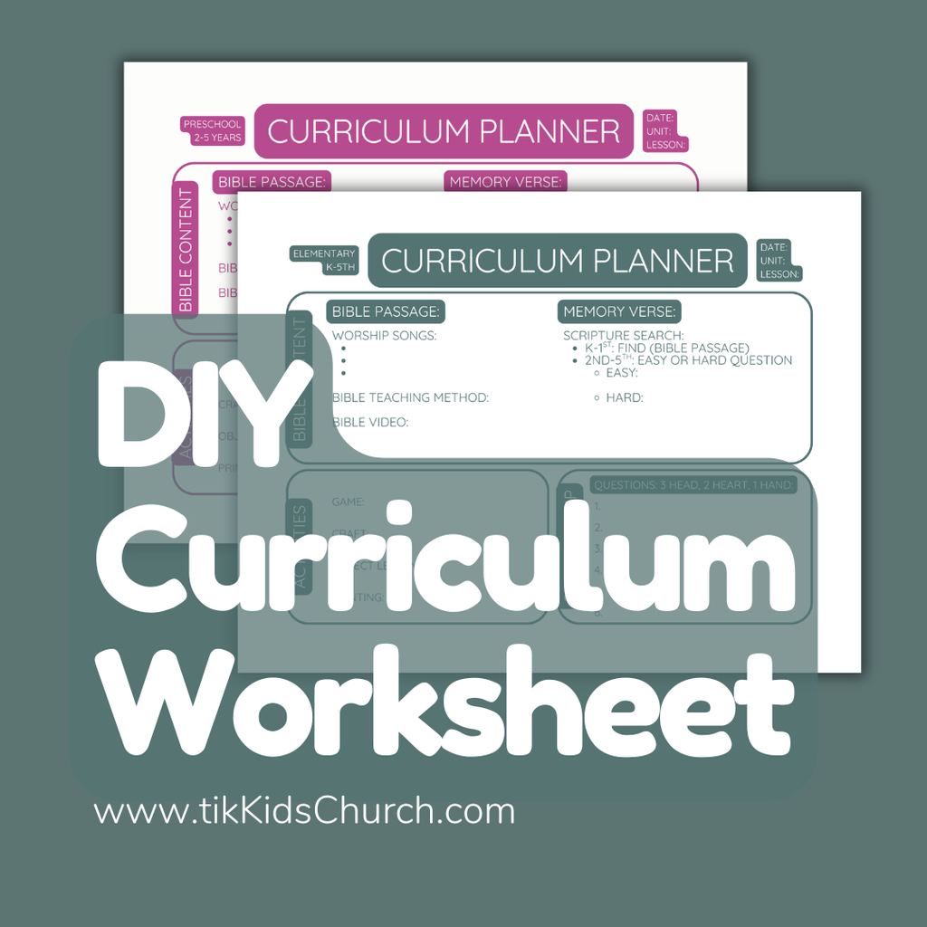 DIY Kids Church Curriculum | Write Lessons & Plan the Year
