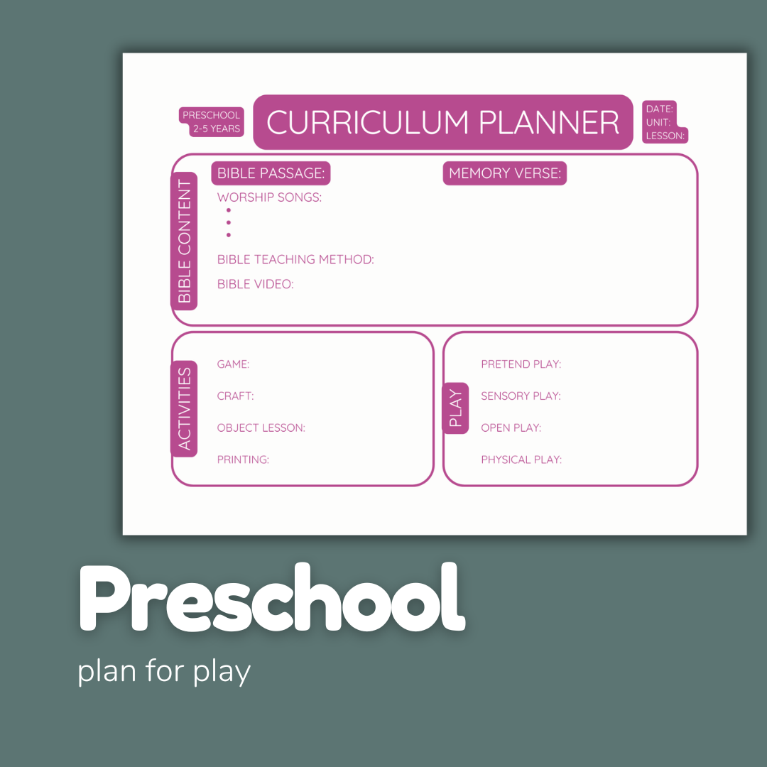 DIY Kids Church Curriculum | Write Lessons & Plan the Year