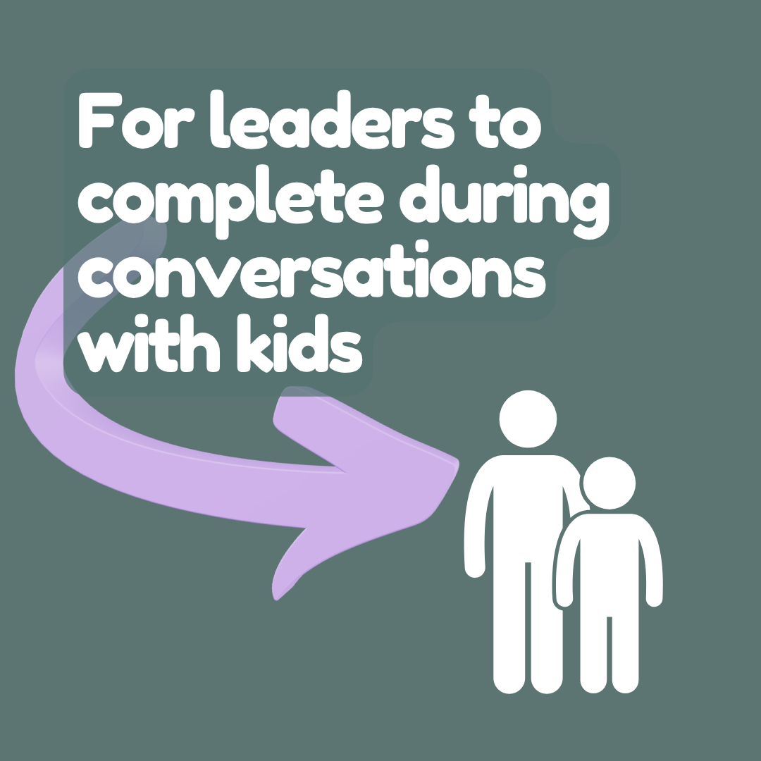 VBS Decision Response Card (Leader Use) | Salvation Follow-Up Form | Kids Ministry Printable